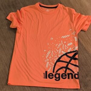 Athletic Works Orange Basketball "Legend" Graphic Tee